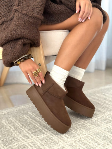 Bottines « MATHILDE » CHOCO